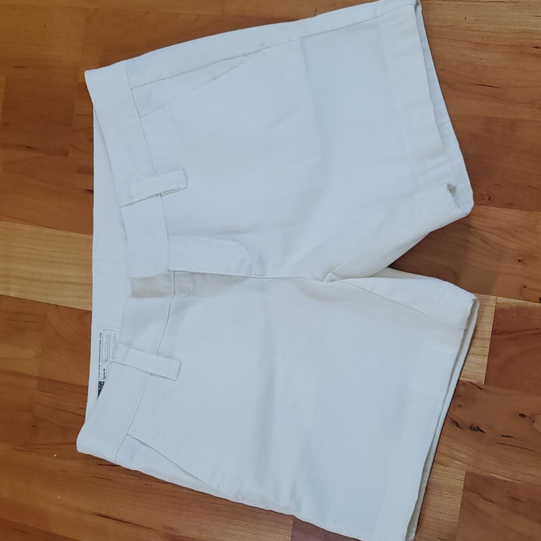 Hurley Lowrise White Denim Shorts 0